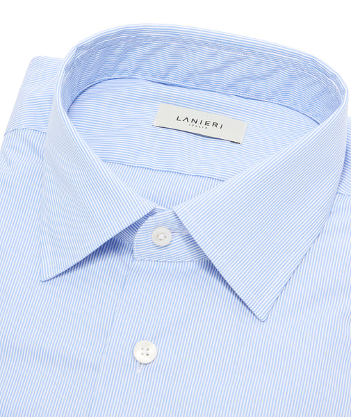 Camicia Easy Iron Azzurra Righe
