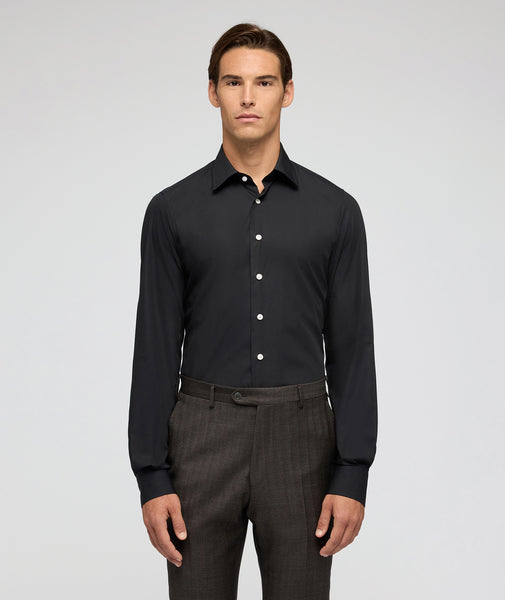 Camicia Nera Popeline