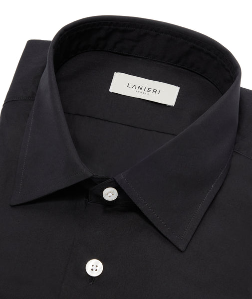 Camicia Nera Popeline