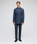 Medium blue denim suit