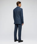Medium blue denim suit