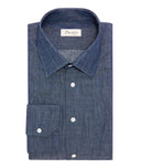 Camicia in denim blu