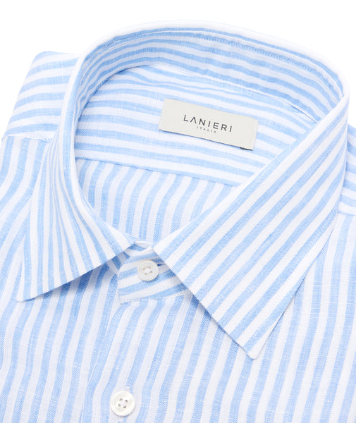Camicia Lino Celeste