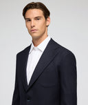 Blue in Wool Twill Jersely Suit