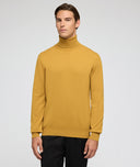 Pull en cachemire ocre