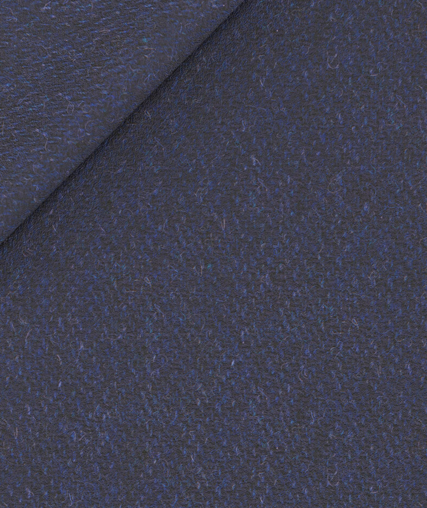 Micro-design blu navy in lana