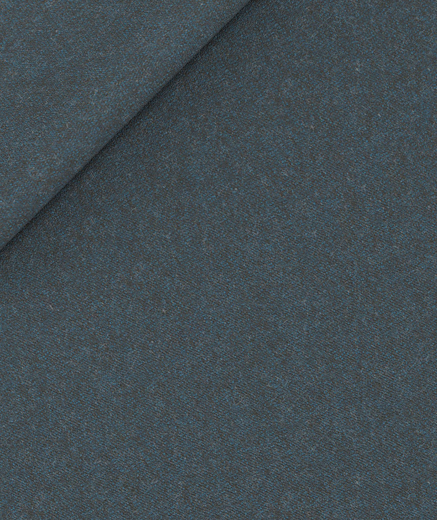 Flanella di lana e cashmere blu