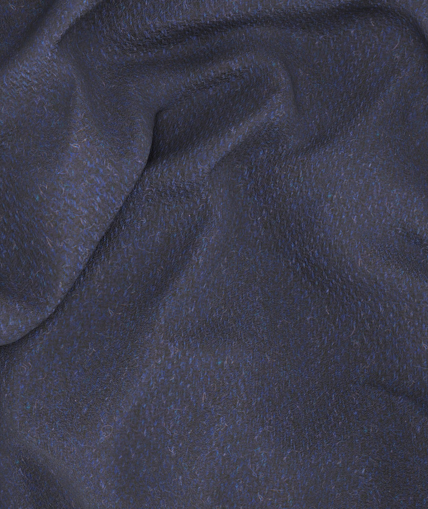 Micro-design blu navy in lana