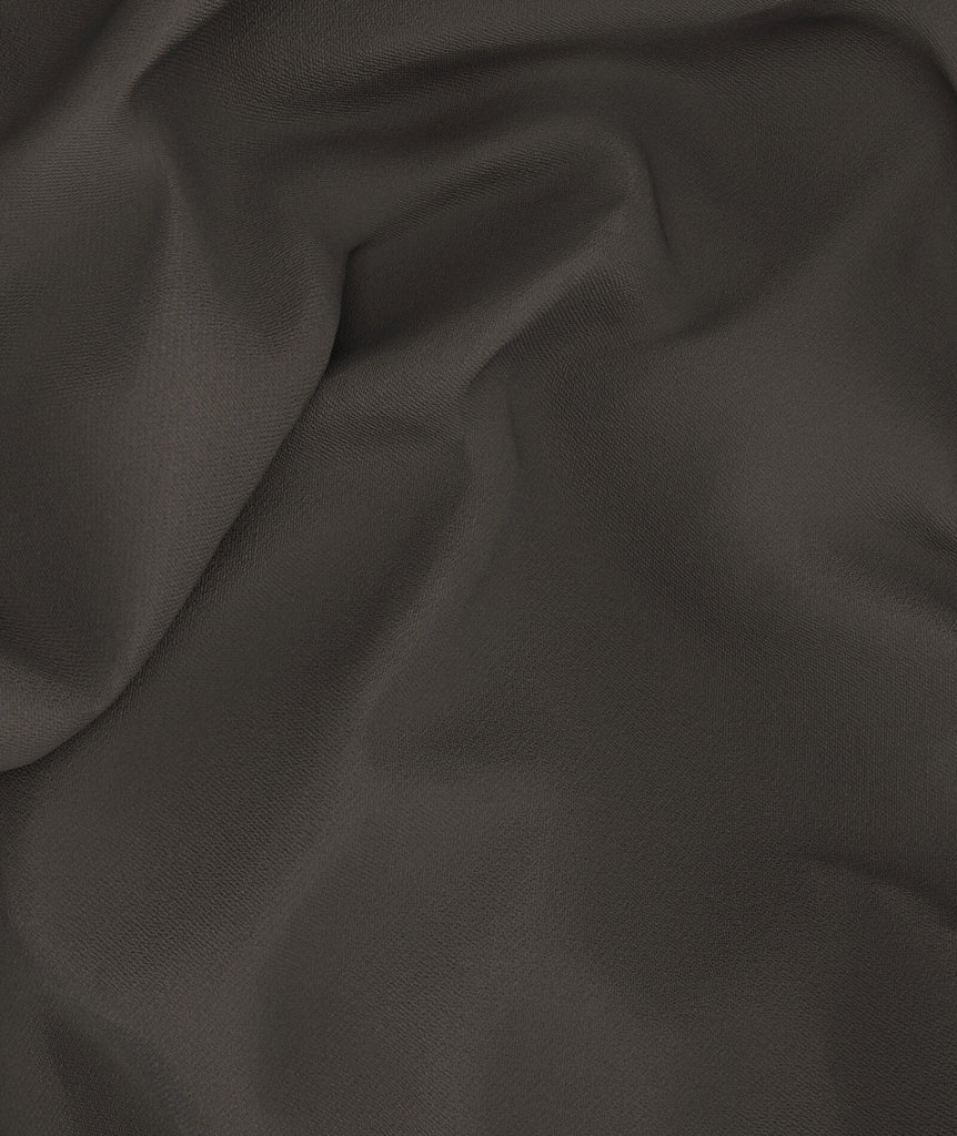 Twill di lana marrone