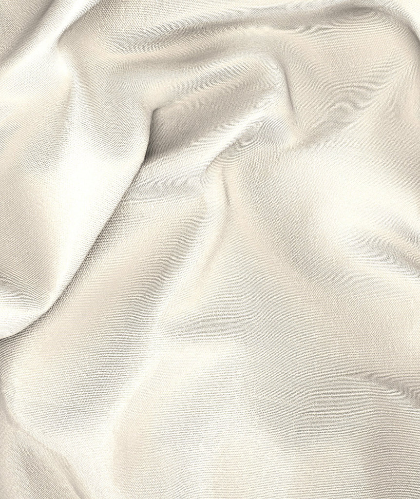 Bianco panna in Cotone Stretch